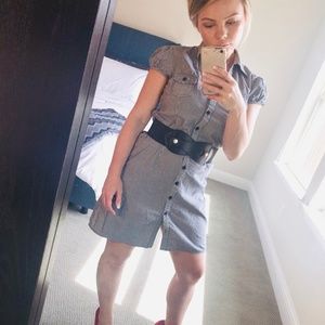 BCX Business Casual Shirt Midi Dress